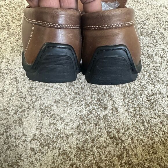 Ecco Leather Men’s Brown Loafers 43=9-9.5 - Picture 6 of 8